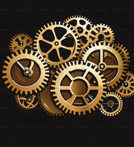 Steampunk Zahnräder
